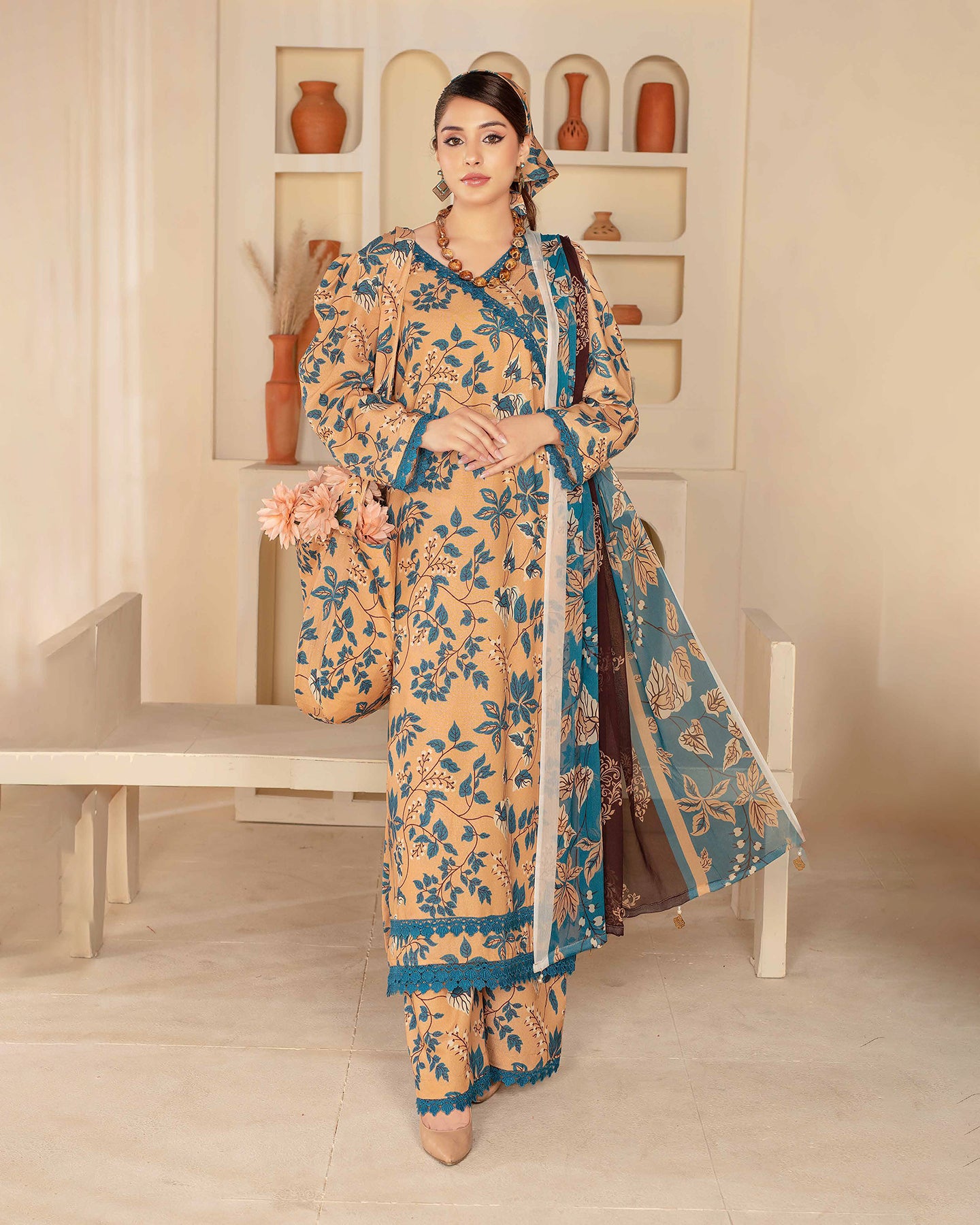 Rajwan By Hyqas 3 Piece Winter Collection D 03