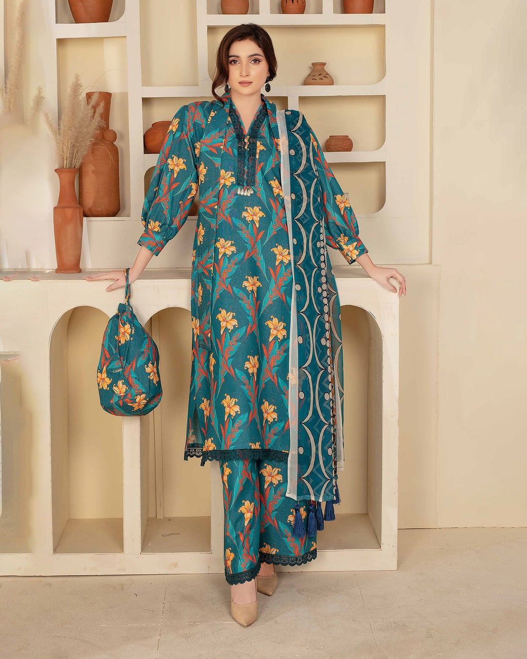 Rajwan By Hyqas 3 Piece Winter Collection D 04