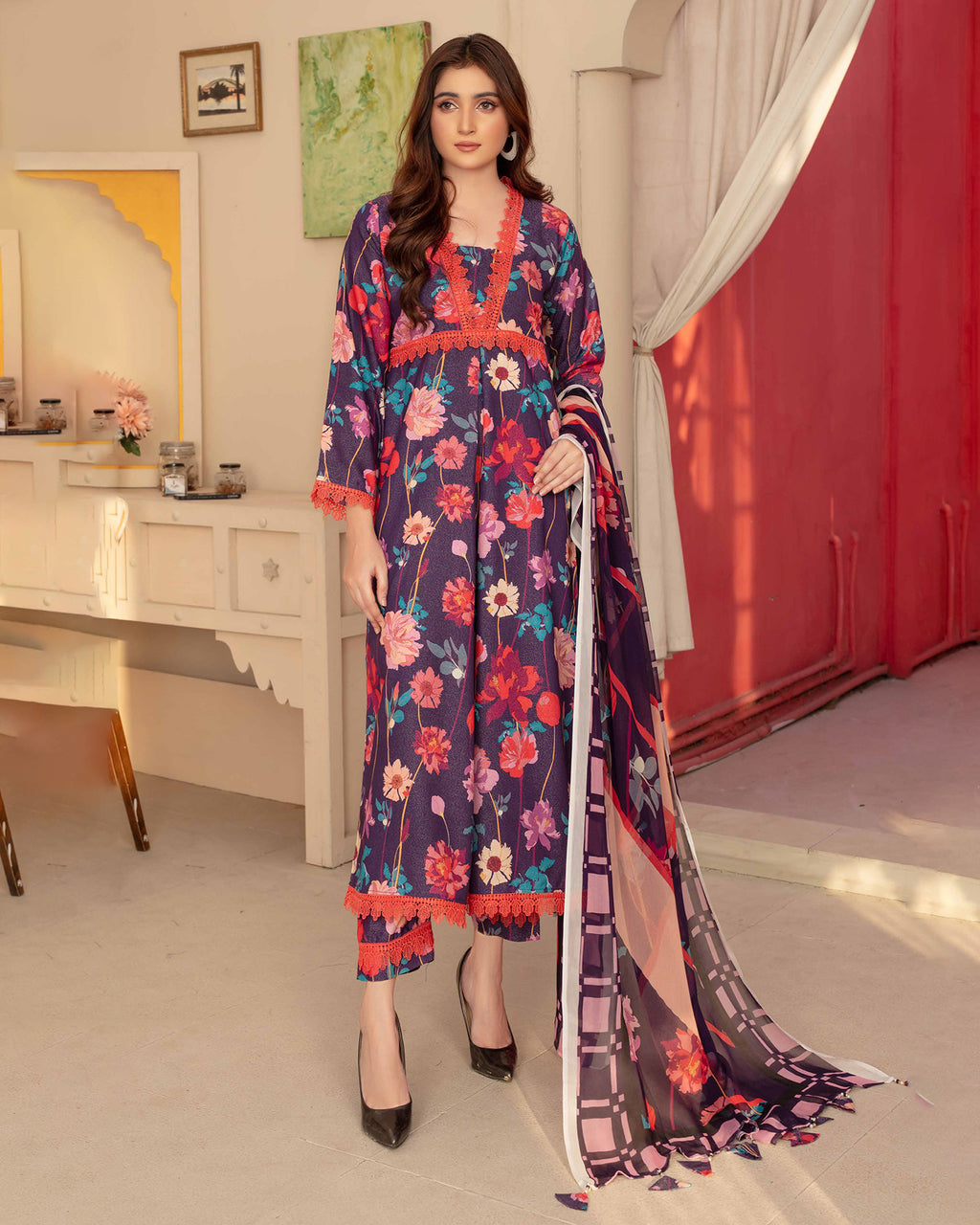 Rajwan By Hyqas 3 Piece Winter Collection D 06